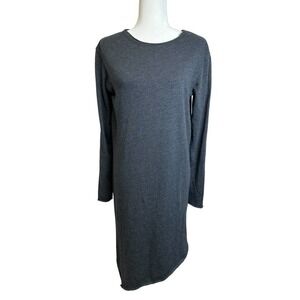 Zara Dress Women’s sz. SMALL‎ Gray Asymmetrical Long Sleeve Fall-Winter